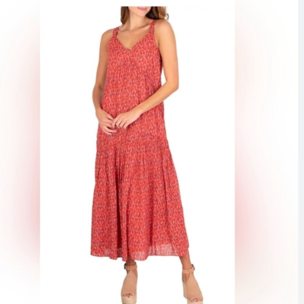 Joie cotton tiered maxi dress - Picture 6 of 9